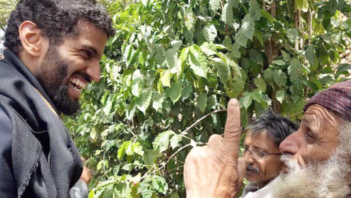 Faris Sheibani: Coffee grows throughout the landscape of Yemen and can act as a unifying force. [Photo credit: Qima]